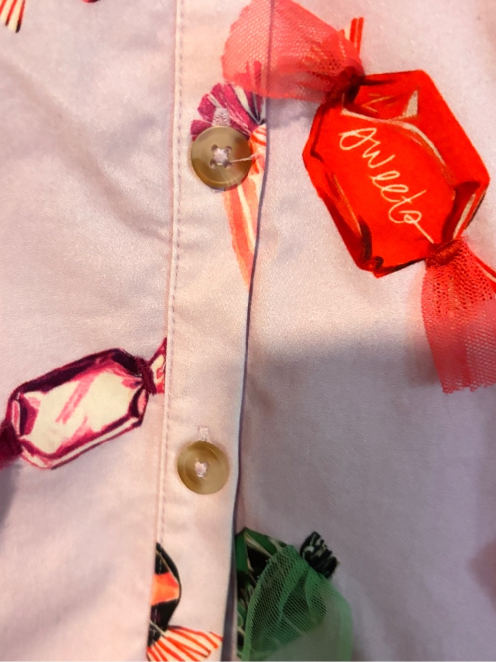 Maeve Anthropologie Printed Buttondown Mini Dress NWT Size 2 Pink “3D Candy” - Picture 12 of 15